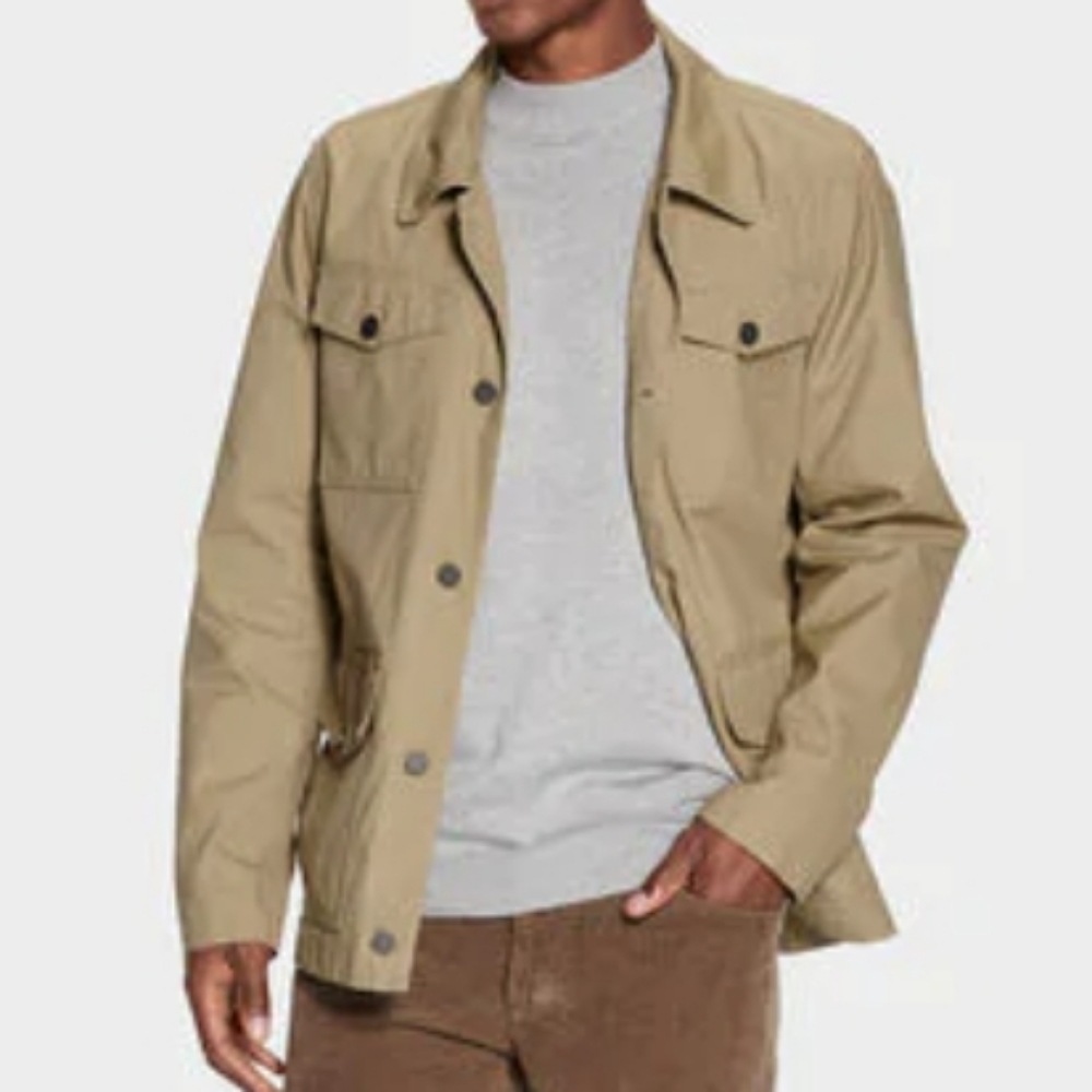 UGG Silas Chore Cargo Utility Outdoor Pocket Khaki Jacket - Picture 3 of 10